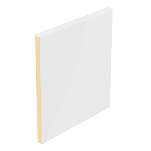 Painel Sala Limpa Branco - núcleo em PIR 50MM - Largura 1,13 Metros