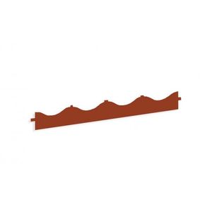Acabamento Frontal Ondulado para Isotelha Colonial Crinkle Terra Cota – Peça com 1 Metro
