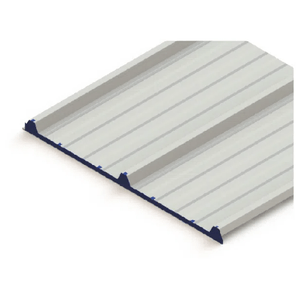 Acabamento Frontal em Aço para Isotelha Trapezoidal Telha Térmica Sanduíche 50mm -Pç. 1MT