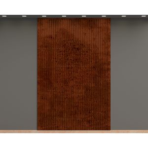 Painel Ripado Metálico Lystra, cor CORTEN - Kit com 4,20M²